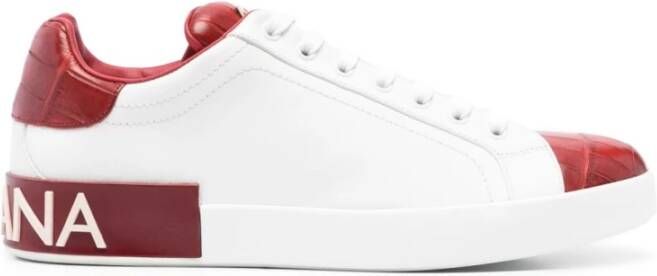 Dolce & Gabbana Rode Sneakers voor nen en