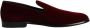 Dolce & Gabbana Rode Velvet Loafers Slip-On Schoenen - Thumbnail 1