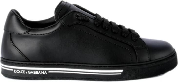 Dolce & Gabbana Roma Sneakers voor Mannen Black Heren