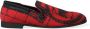 Dolce & Gabbana Rood Zwart Luipaard Loafers Sneakers Schoenen Multicolor Heren - Thumbnail 33