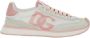 Dolce&Gabbana Sneakers Low Air Fastening Dg Logo On The Side in poeder roze - Thumbnail 1