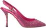 Dolce & Gabbana Roze Kristal Slingback Hakken Sandalen Pink Dames - Thumbnail 28
