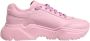 Dolce & Gabbana Roze Leren Lage Sneakers - Thumbnail 1