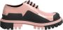 Dolce & Gabbana Roze leren vetersneakers - Thumbnail 1