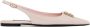 Dolce & Gabbana Gouden Metalen Logo Slingback Ballet Flats Pink Dames - Thumbnail 3