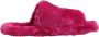 Dolce & Gabbana Roze Nepbont Platte Sandalen - Thumbnail 1