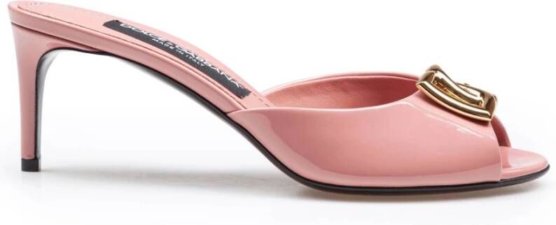 Dolce & Gabbana Roze Sandalen Keira Stijl