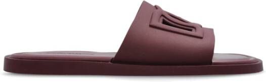 Dolce & Gabbana Rubberen teenslippers met logo