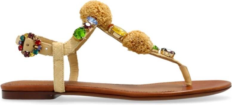 Dolce & Gabbana Sandalen met glinsterende versieringen