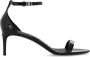 Dolce & Gabbana Zwarte spiegeleffect leren sandalen Black Dames - Thumbnail 5