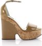 Dolce & Gabbana Stijlvolle hoge hak sandalen Beige Dames - Thumbnail 1