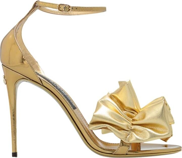 Dolce & Gabbana Sandalen met hoge hakken Yellow Dames