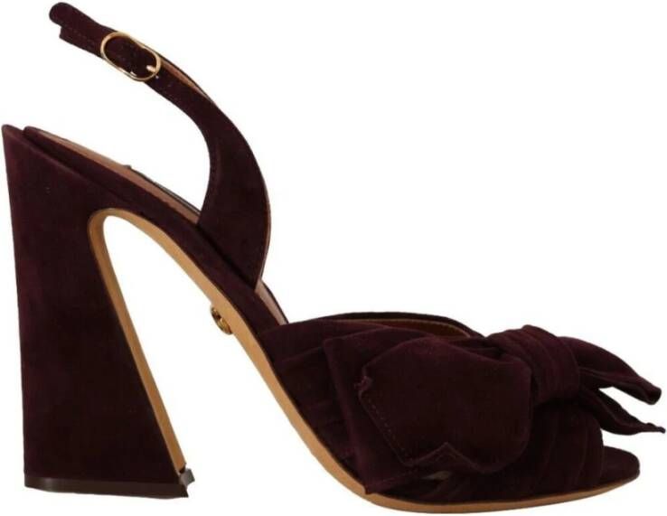 Dolce & Gabbana Sandalen met hoge hakken Rood Dames