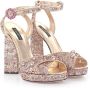Dolce & Gabbana Stijlvolle hoge hak sandalen Pink Dames - Thumbnail 1