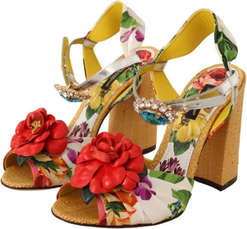 Dolce & Gabbana Sandalen met hoge hakken Wit Dames