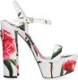 Dolce & Gabbana Hoge hak sandalen Budapester stijl White Dames - Thumbnail 1