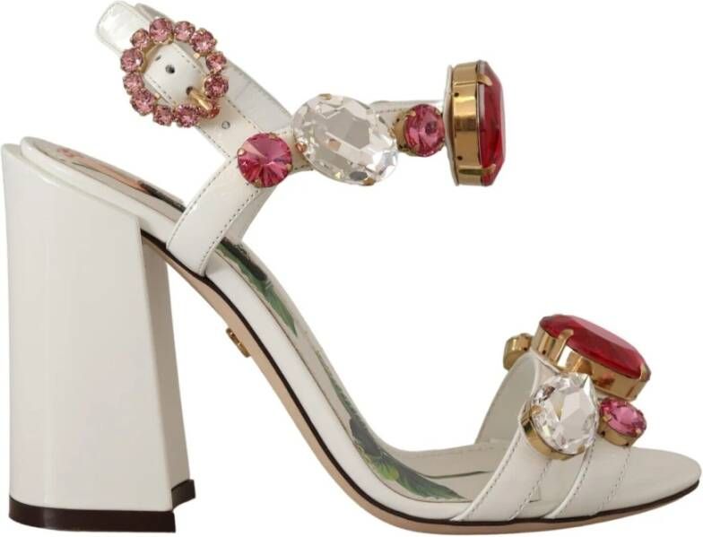 Dolce & Gabbana Sandalen met hoge hakken Wit Dames