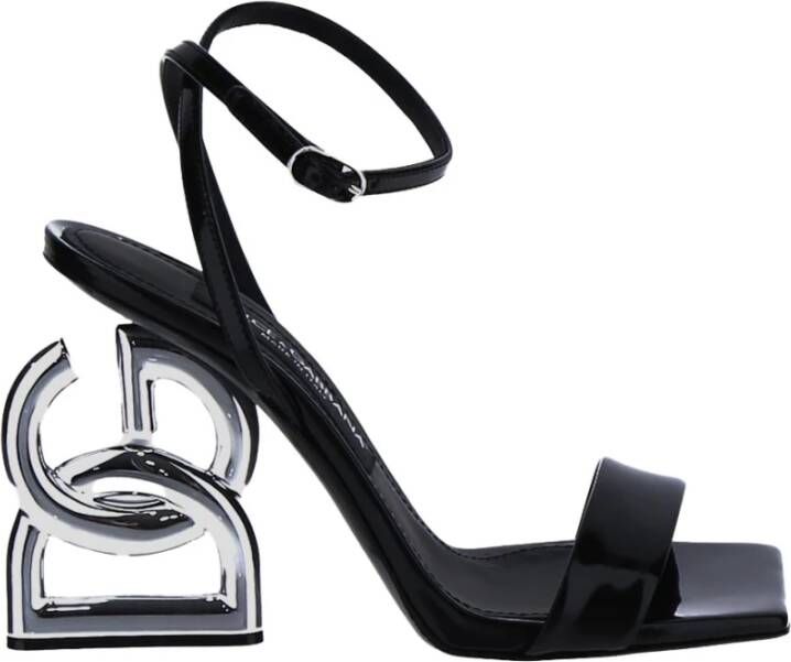 Dolce&Gabbana Pumps & high heels Sandals With Decorative Heel in zwart