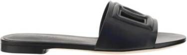 Dolce & Gabbana Glij in stijl met deze sliders van hoogwaardige stof Black Dames