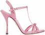 Dolce & Gabbana High Heel Sandals Pink Heren - Thumbnail 15