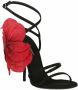 Dolce & Gabbana Keira Zijden Satijnen Sandalen Black Dames - Thumbnail 1
