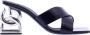 Dolce&Gabbana Pumps & high heels Polished Calfskin Mules With Heel in zwart - Thumbnail 1