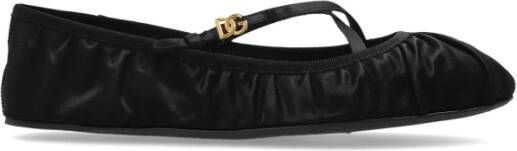 Dolce & Gabbana Satijnen Ballerina`s