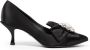 Dolce & Gabbana Satijnen Juweel Décolleté Schoenen Black Dames - Thumbnail 1