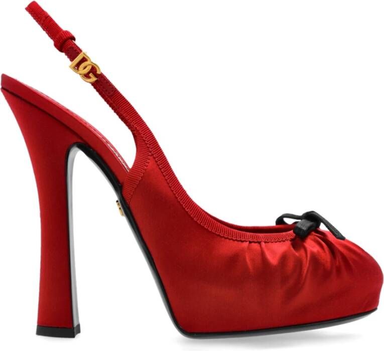 Dolce & Gabbana Satin platform schoenen