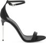 Dolce & Gabbana Satin Sandalen met Metalen Stiletto Hak Black Dames - Thumbnail 7
