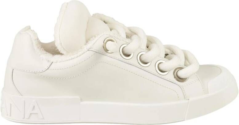 Dolce & Gabbana Portofino sneaker met kalfsleren details - Foto 4