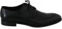 Dolce & Gabbana Zwarte Leren Formele Jurkschoenen Italiaanse Stijl Black Heren - Thumbnail 8