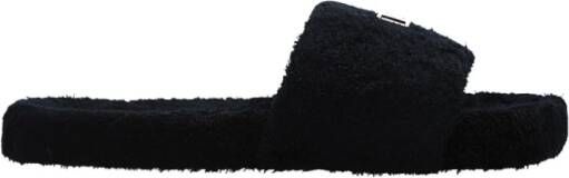 Dolce & Gabbana Schuivers met zwarte slides Black Heren