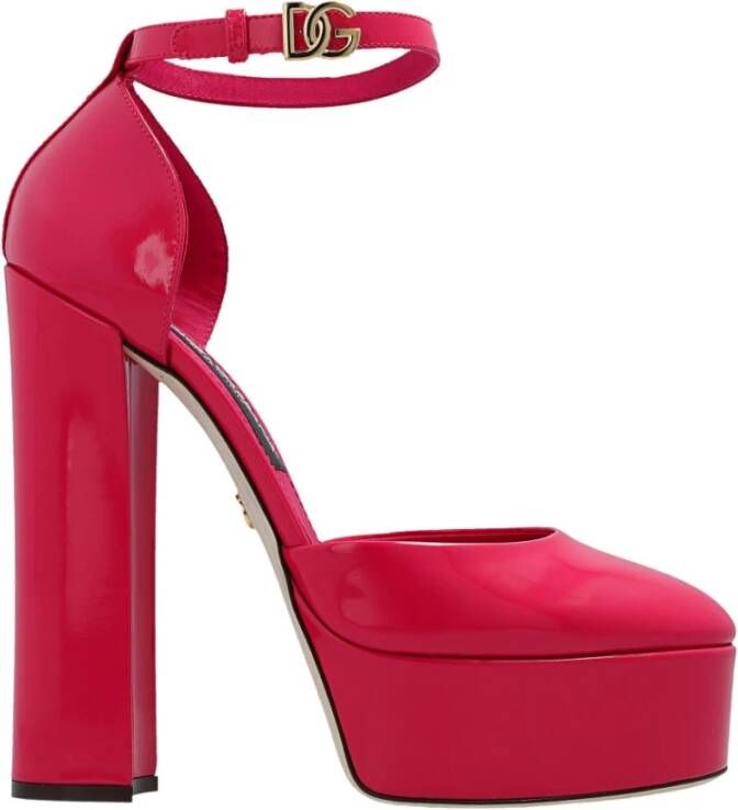 Dolce & Gabbana Sharon platform pumps Roze Dames