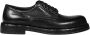 Dolce & Gabbana Zwarte Horse Leather Derby Dress Schoenen - Thumbnail 1