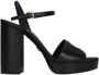 Dolce & Gabbana Plateau Sandalen met Verstelbare Enkelband Black Dames - Thumbnail 1