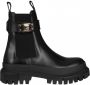 Dolce & Gabbana Verstelbare enkelband logo laarzen Black Dames - Thumbnail 1