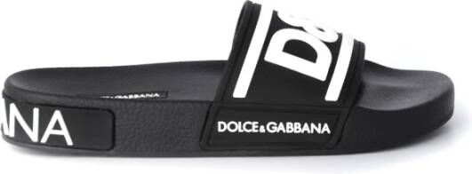 Dolce & Gabbana Sliders Zwart Dames