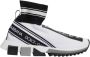 Dolce & Gabbana Slip-On Sok Sneakers met Gekerfde Zool - Thumbnail 1