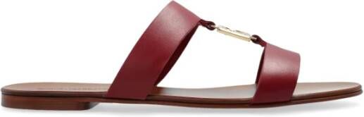 Dolce & Gabbana Slippers met een logo-vormige applicatie
