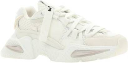 Dolce & Gabbana Sneaker Wit Leer Lage Top White Dames