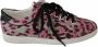 Dolce & Gabbana Roze Luipaardprint Leren Sneakers Pink Dames - Thumbnail 1