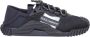 Dolce & Gabbana Zwarte Slip On Sneakers van Stof en Mesh Black Heren - Thumbnail 1