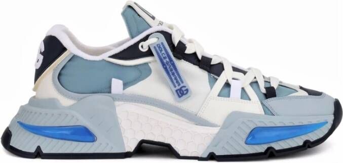 Dolce & Gabbana Air Master Sneakers Wit Blauw Marine Blue Heren - Foto 2