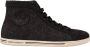 Dolce & Gabbana Grijze Wol Katoenen Hoge Top Sneakers Gray Heren - Thumbnail 2