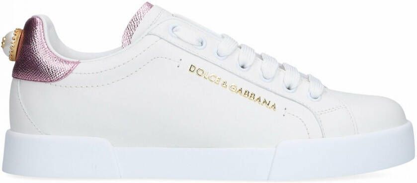 Dolce & Gabbana Portofino Sneakers met Parelversiering White Dames - Foto 5