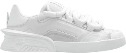 Dolce & Gabbana Portofino sneaker met kalfsleren details