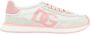 Dolce&Gabbana Sneakers Low Air Fastening Dg Logo On The Side in poeder roze - Thumbnail 11