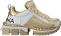 Dolce & Gabbana Super Queen Leren Schoenen in Wit en Goud White Dames - Thumbnail 2
