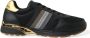 Dolce & Gabbana Leren Lage Sneakers In Zwart Met Gouden Details - Thumbnail 22